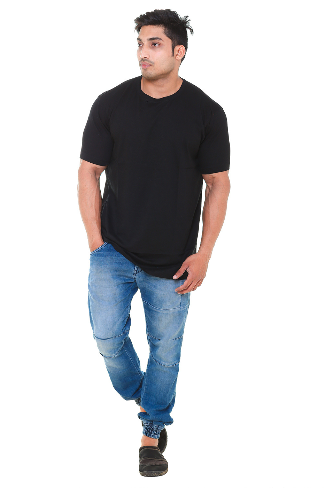 Men Round Neck T - Shirt