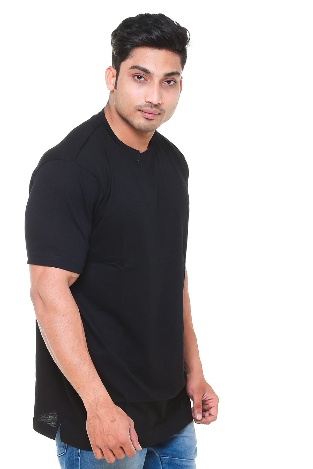 Men Round Neck T - Shirt