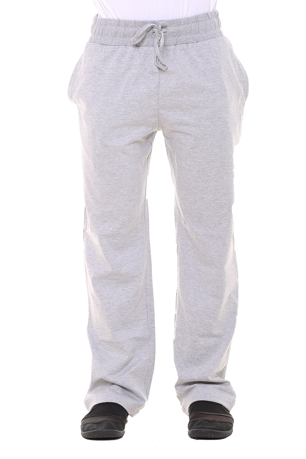 Men Plain Lt Grey Track Pant