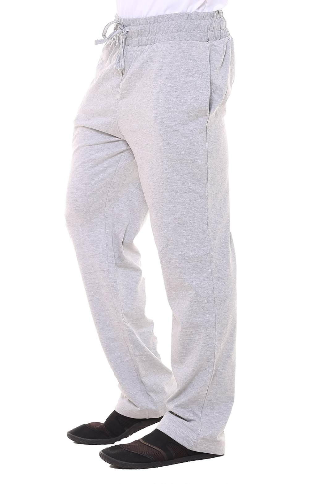 Men Plain Lt Grey Track Pant