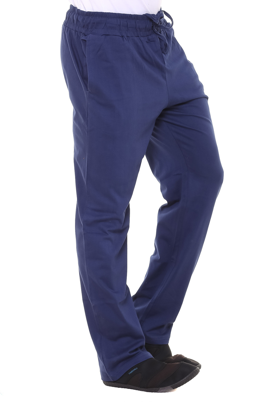 Men Plain Navy Blue Track Pant