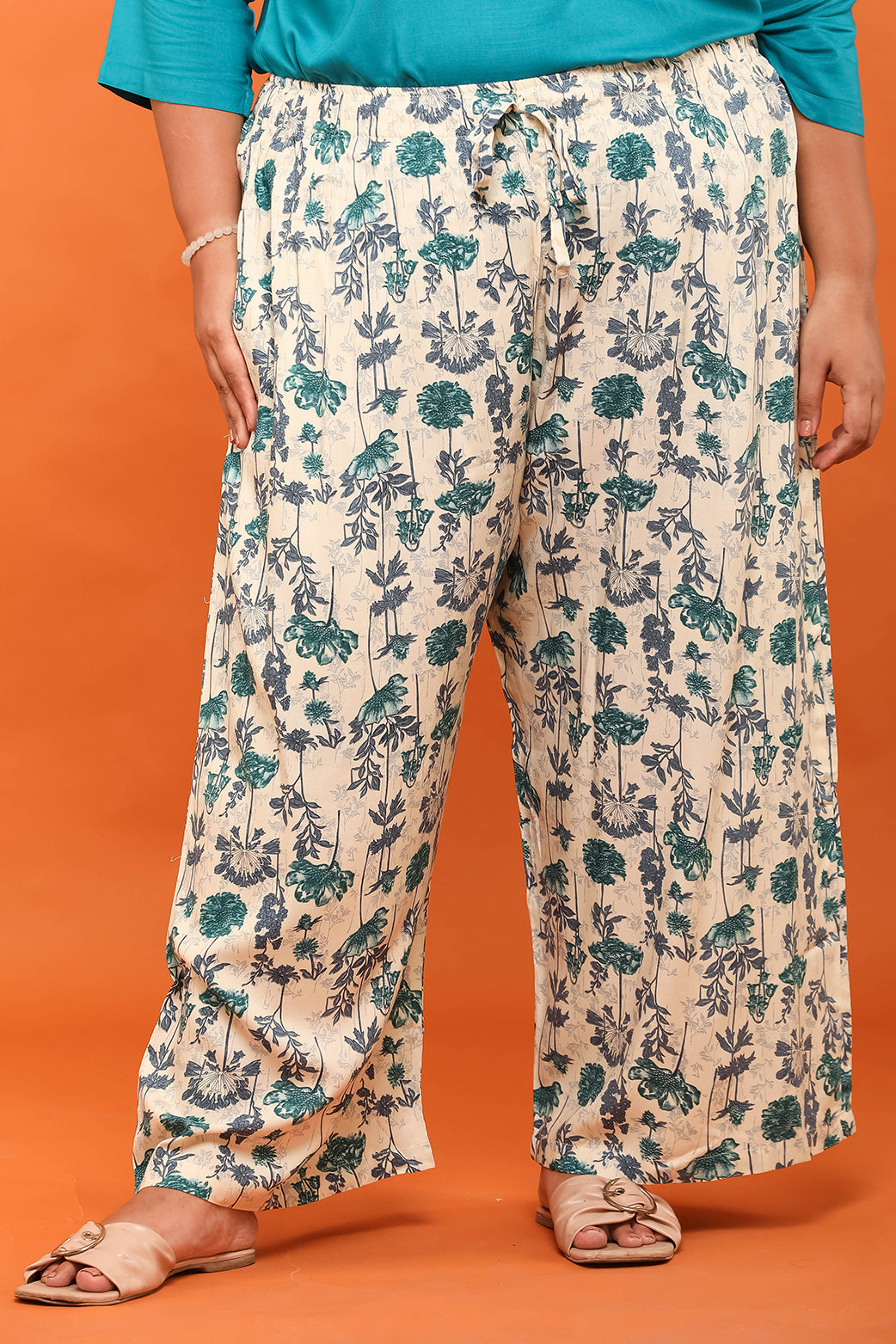 Women Flower Printed Palazzo Pant