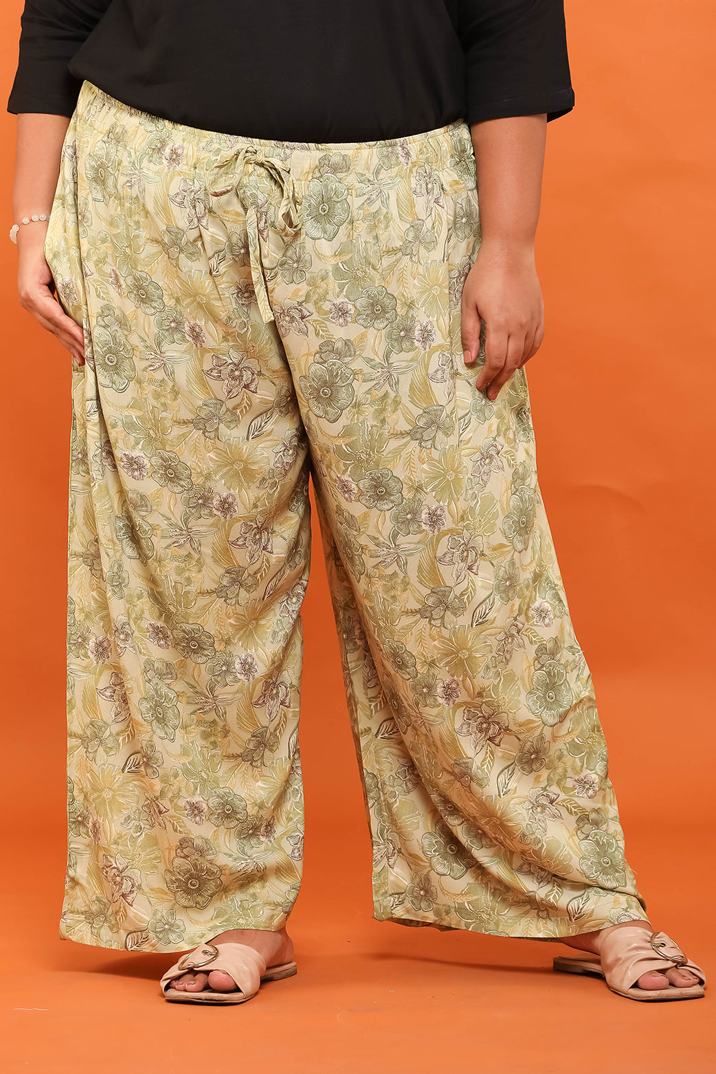 Women Flower Printed Palazzo Pant