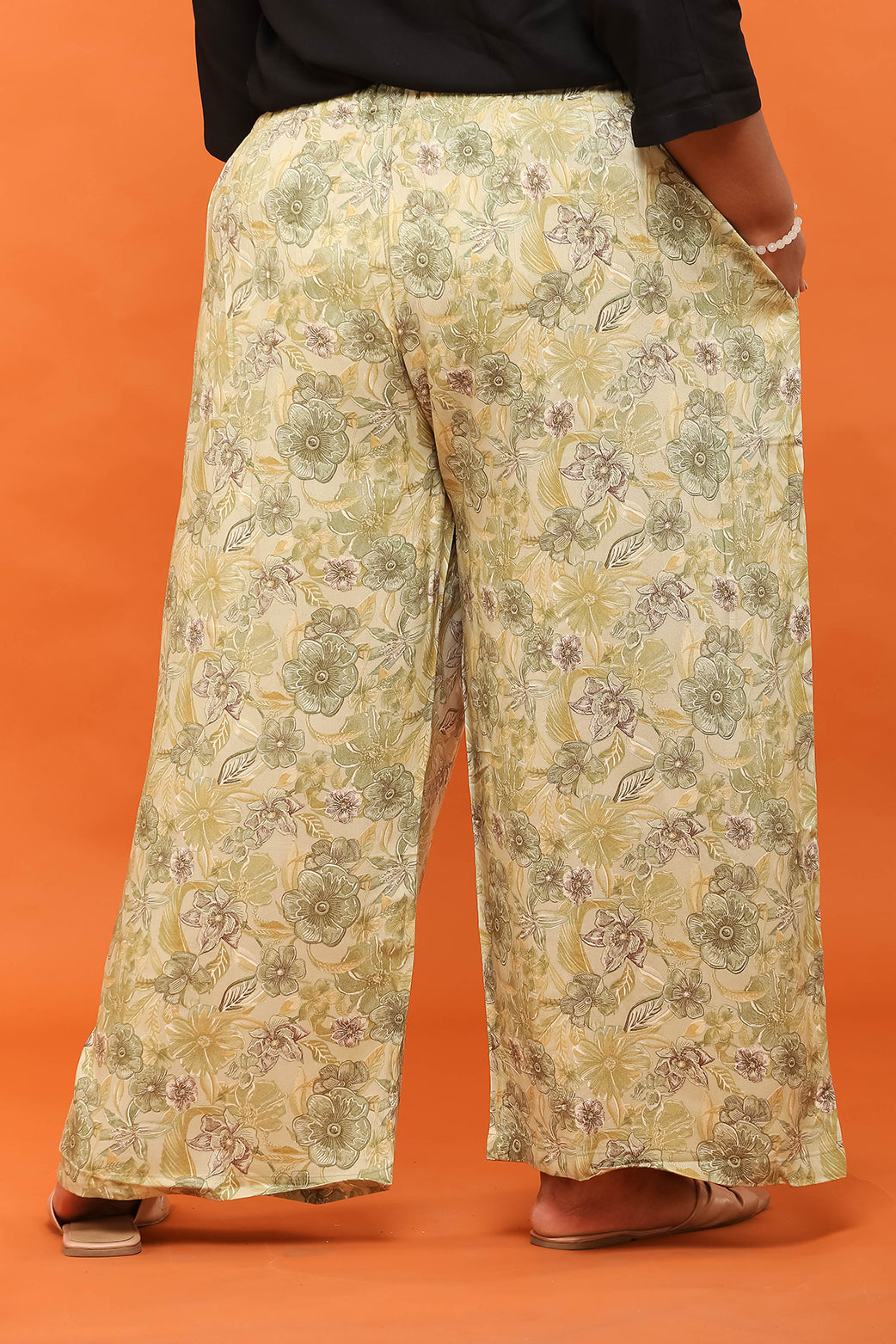 Women Flower Printed Palazzo Pant