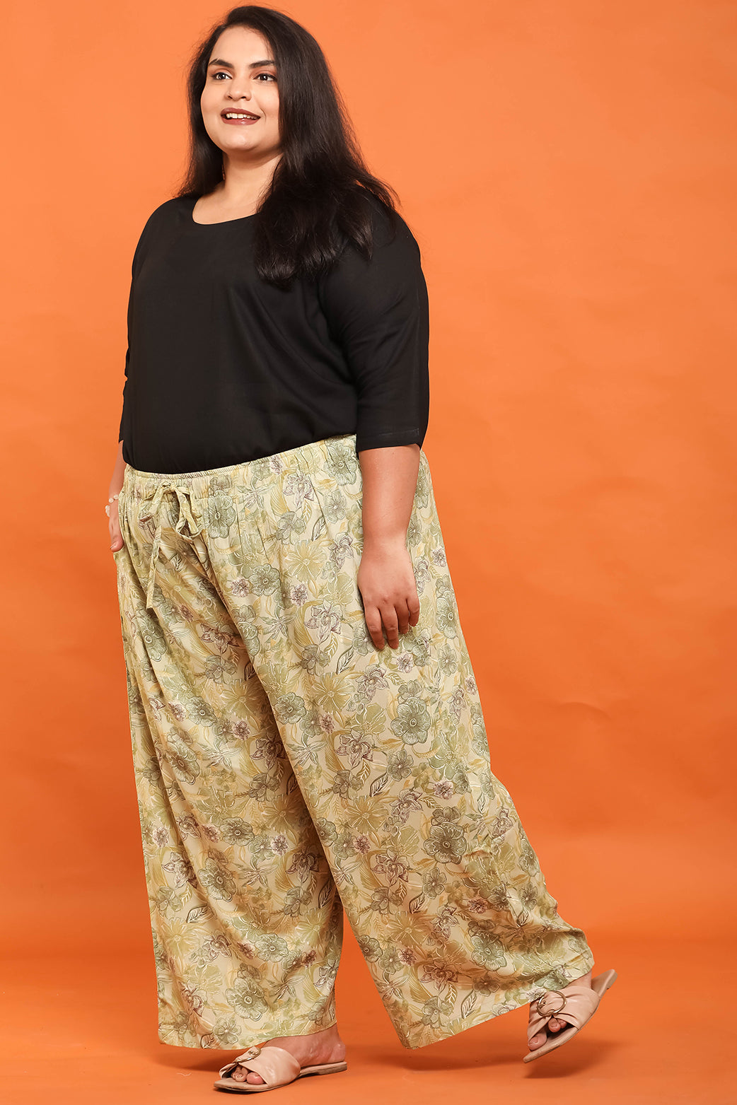 Women Flower Printed Palazzo Pant