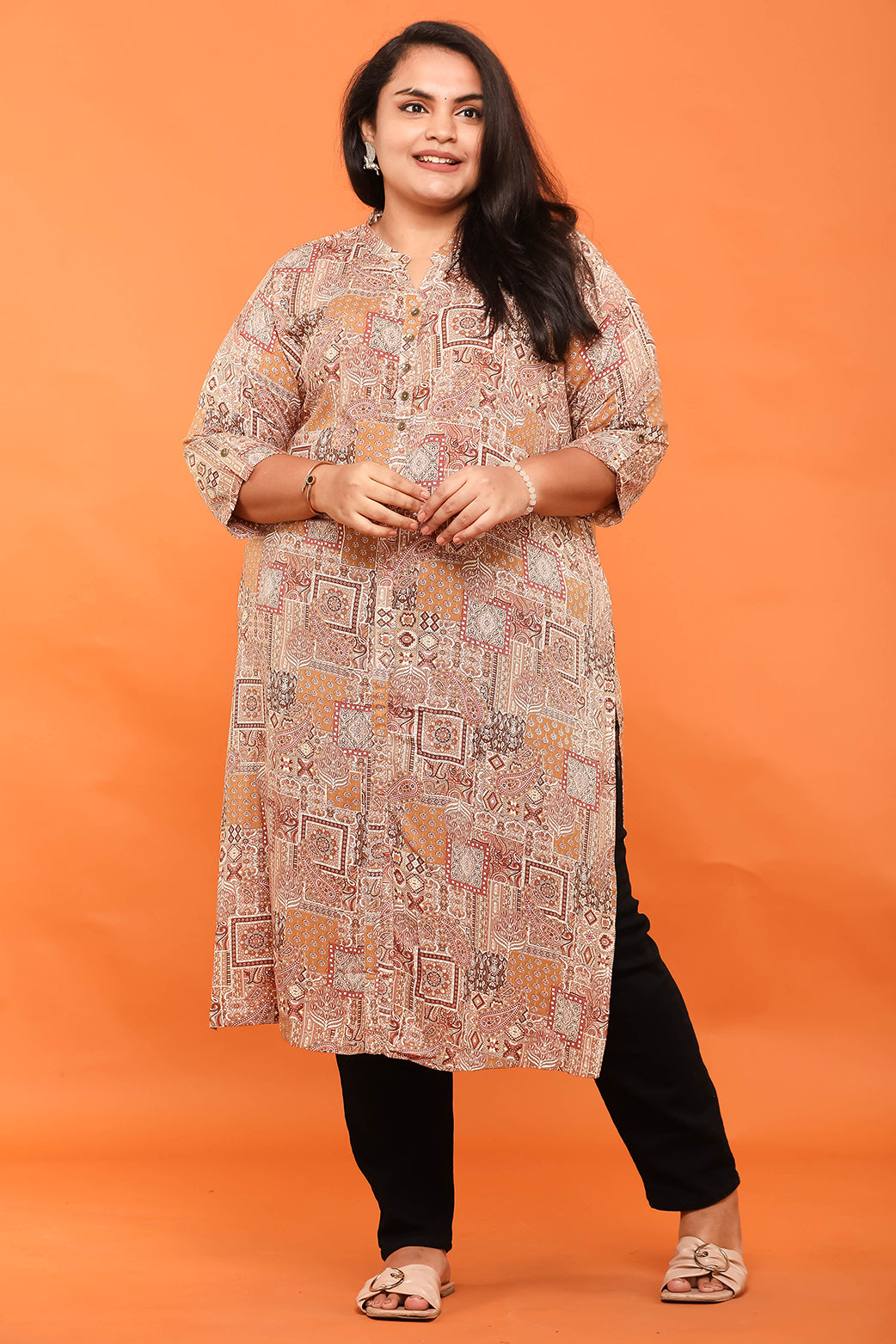 Women Printed Long Kurta