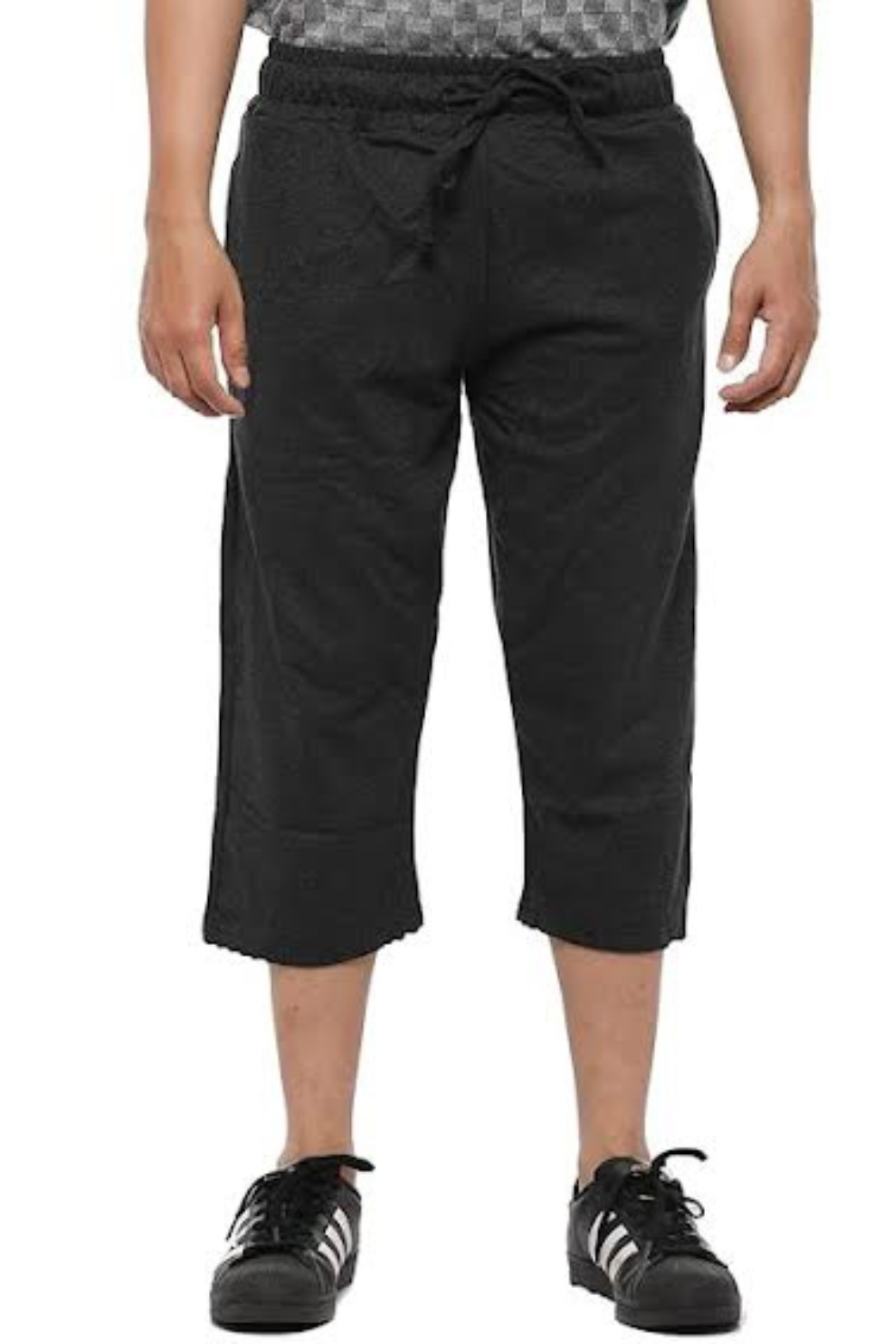 Men Dark Grey 3/4th Pant