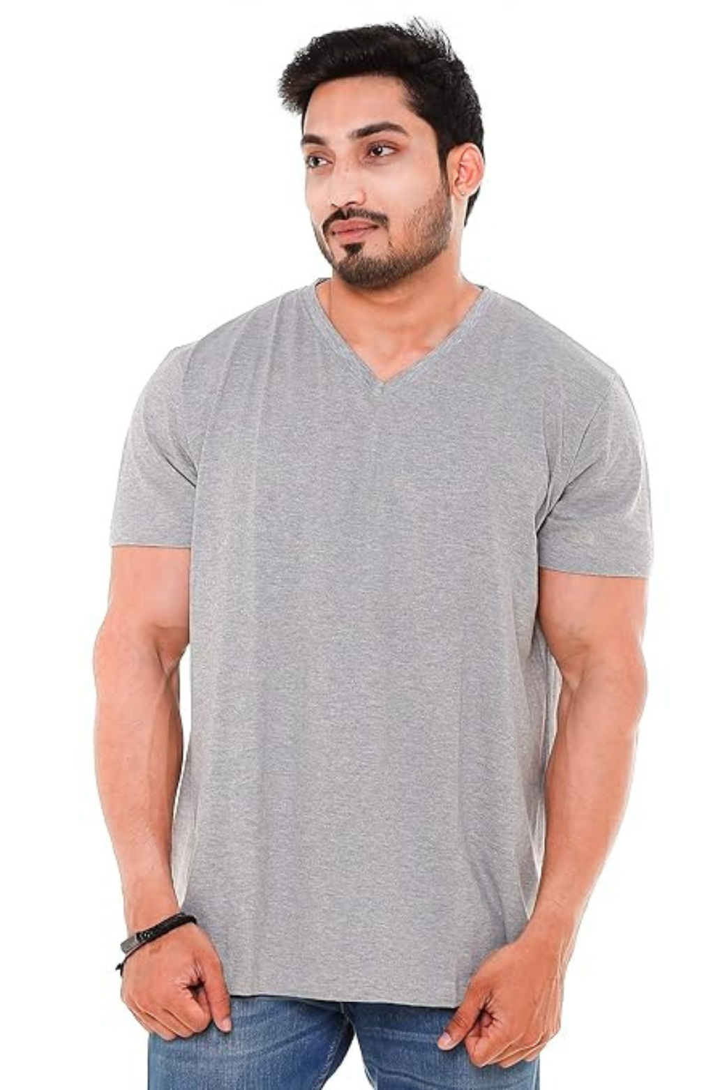 Men V Neck T - Shirt