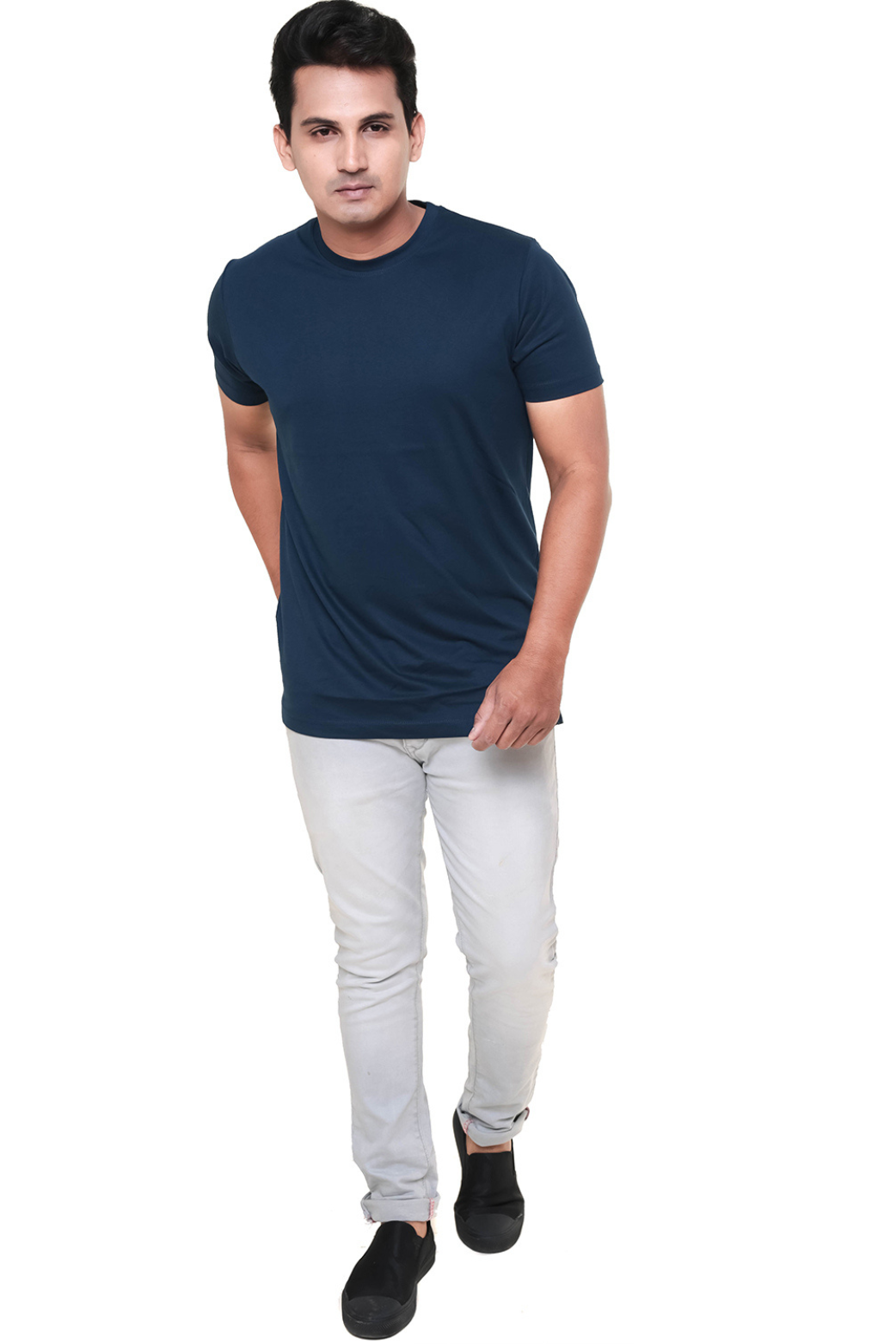 Men Round Neck T - Shirt