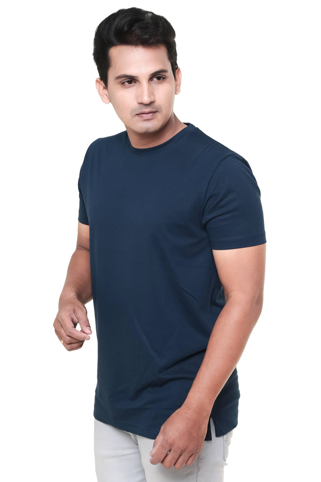 Men Round Neck T - Shirt