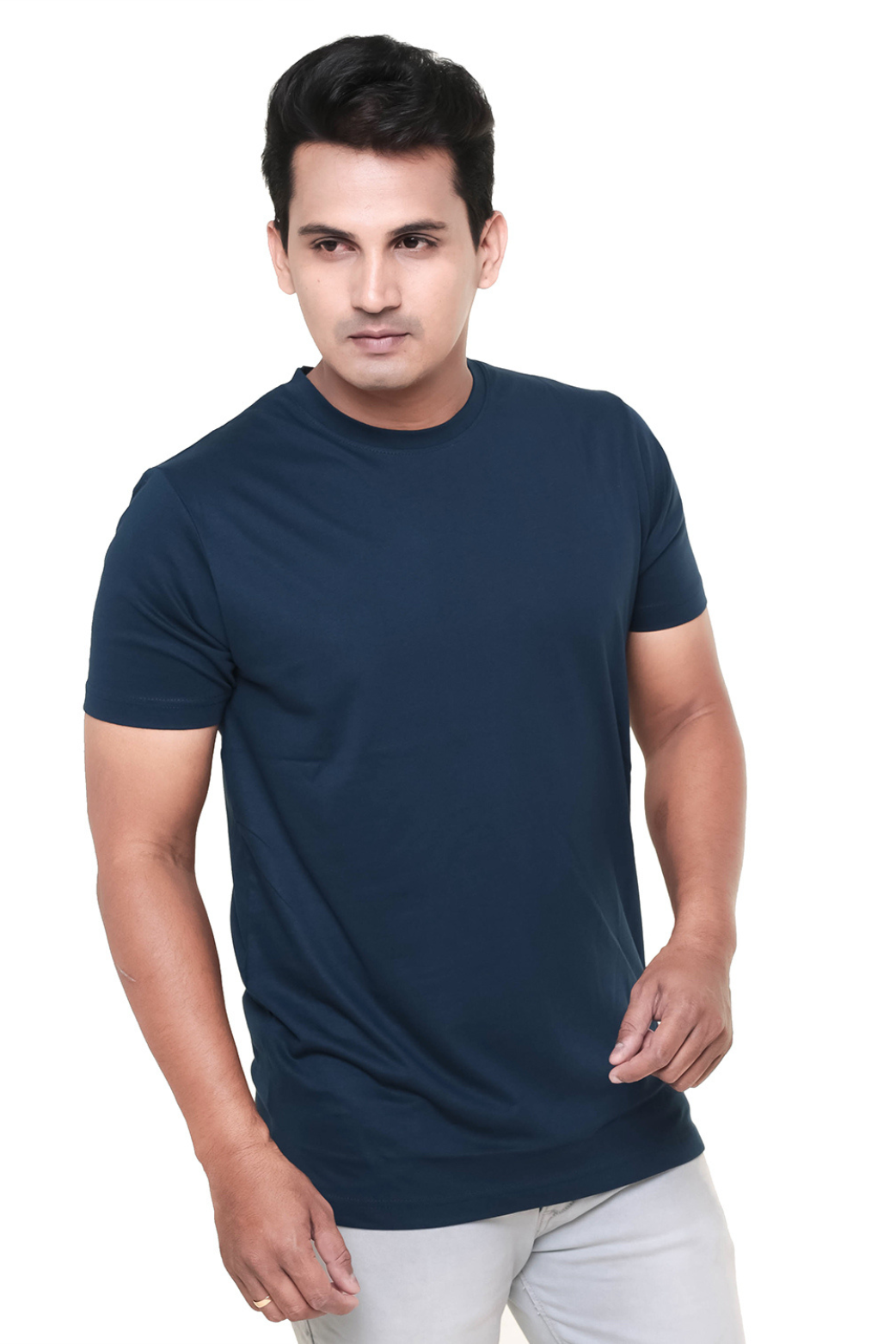 Men Round Neck T - Shirt