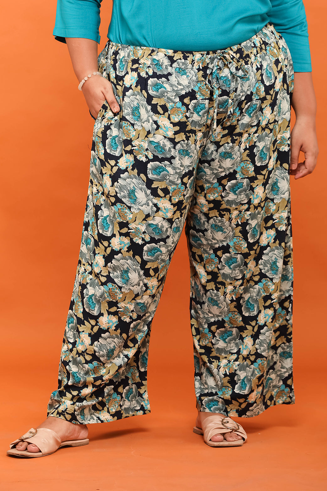 Women Flower Printed Palazzo Pant