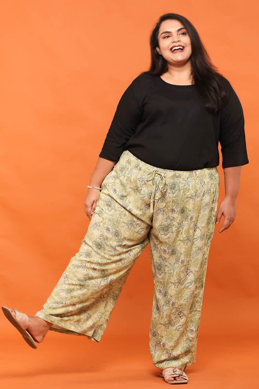 Women Flower Printed Palazzo Pant