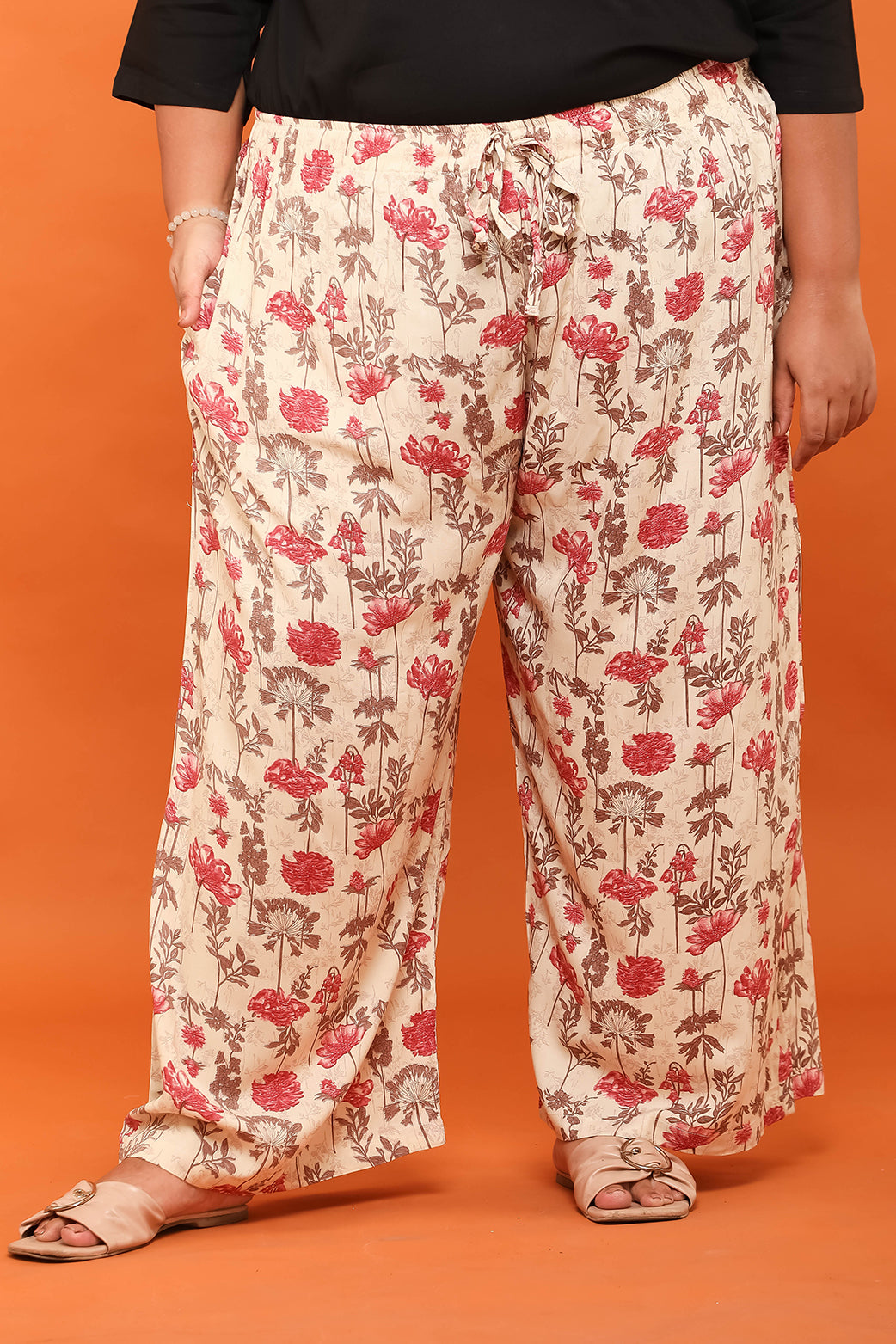 Women Flower Printed Palazzo Pant