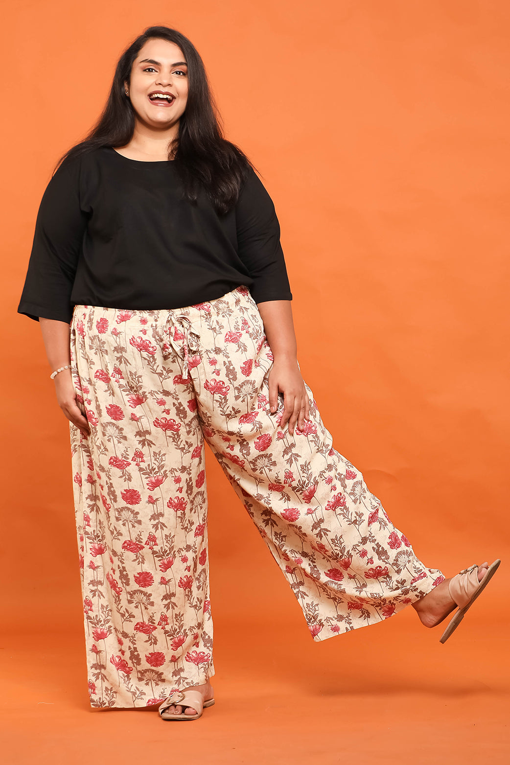 Women Flower Printed Palazzo Pant