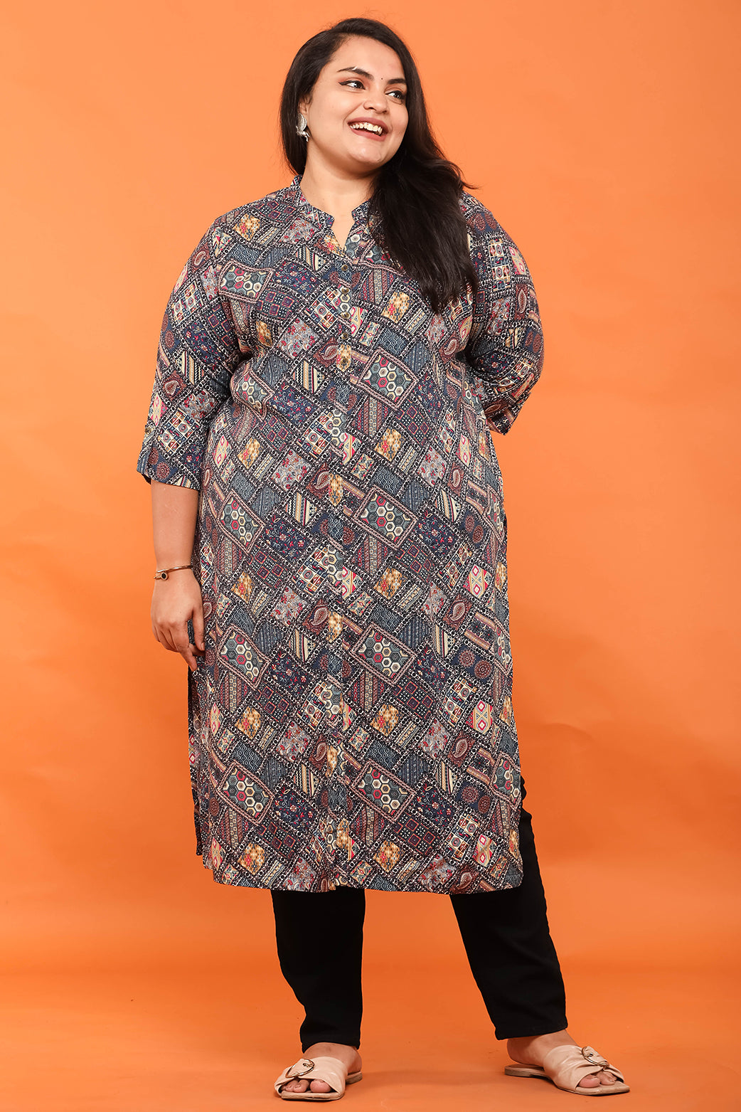 Women Printed Long Kurta