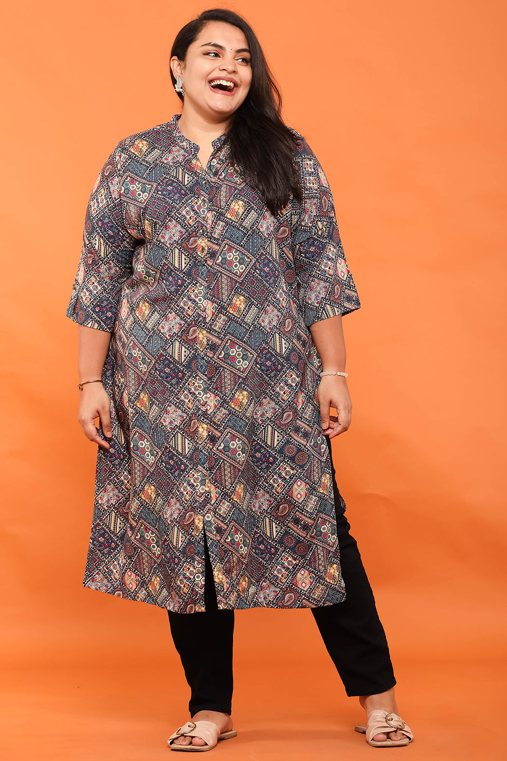 Women Printed Long Kurta