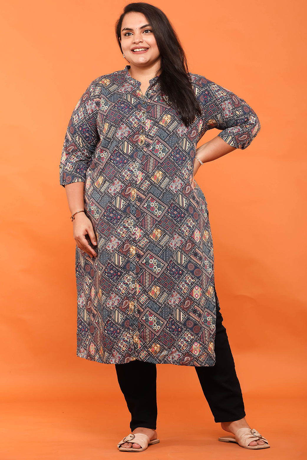 Women Printed Long Kurta