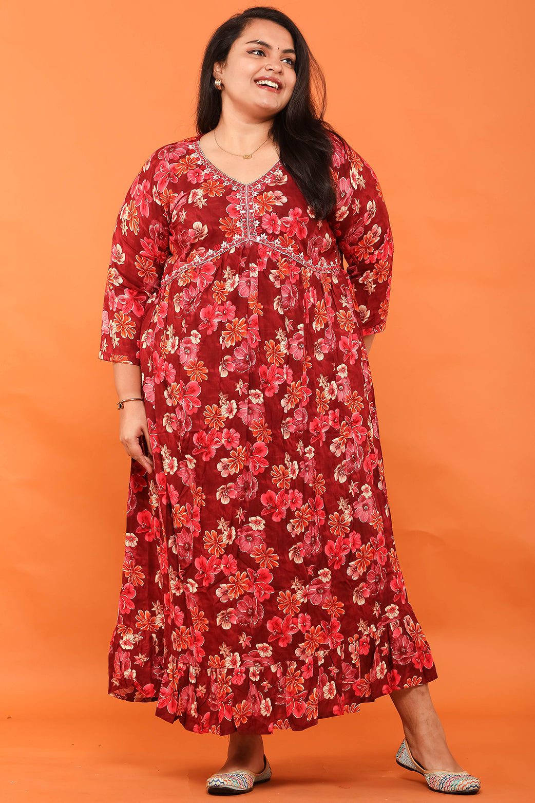 alia cut dress for plus size Alia Asymmetrical Cut Tunic Detailed Skirted Plus Size Suit