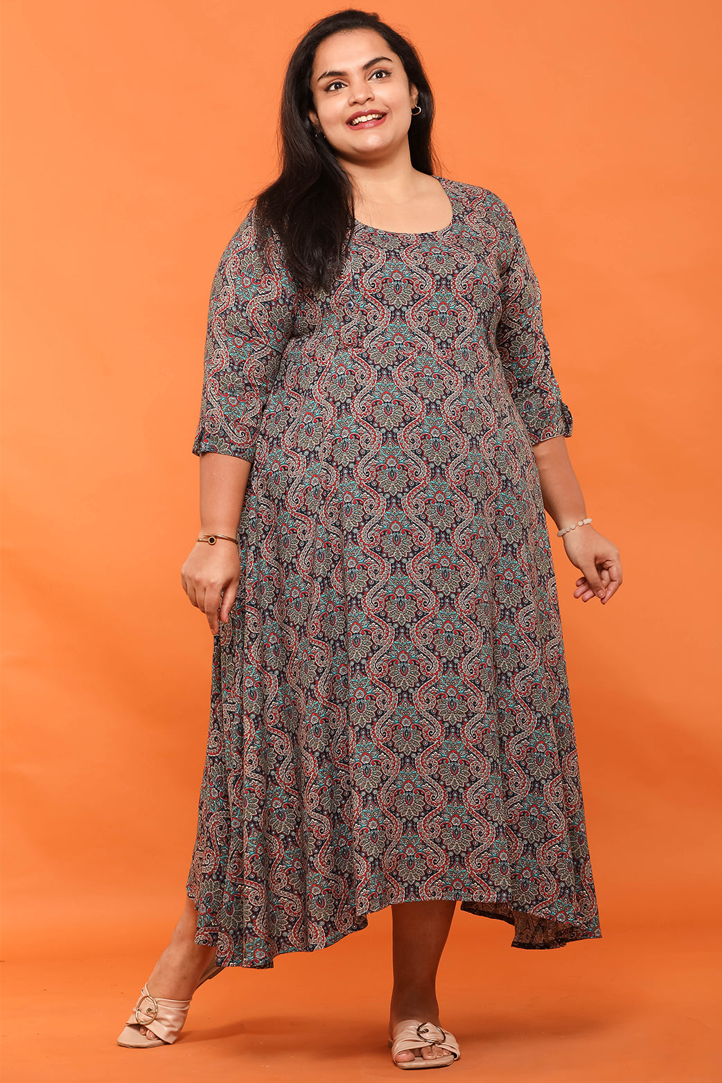 Women  Printed Feeding Dress