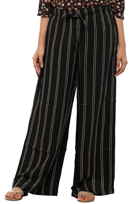 Women Palazzo Pant (Black)