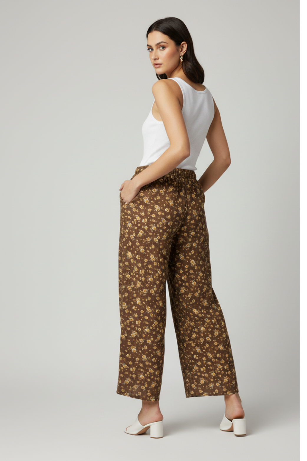 Women Flower Printed Palazzo Pant