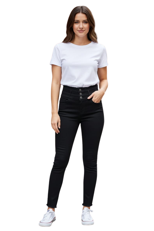 WOMEN 3 BUTTON JEANS