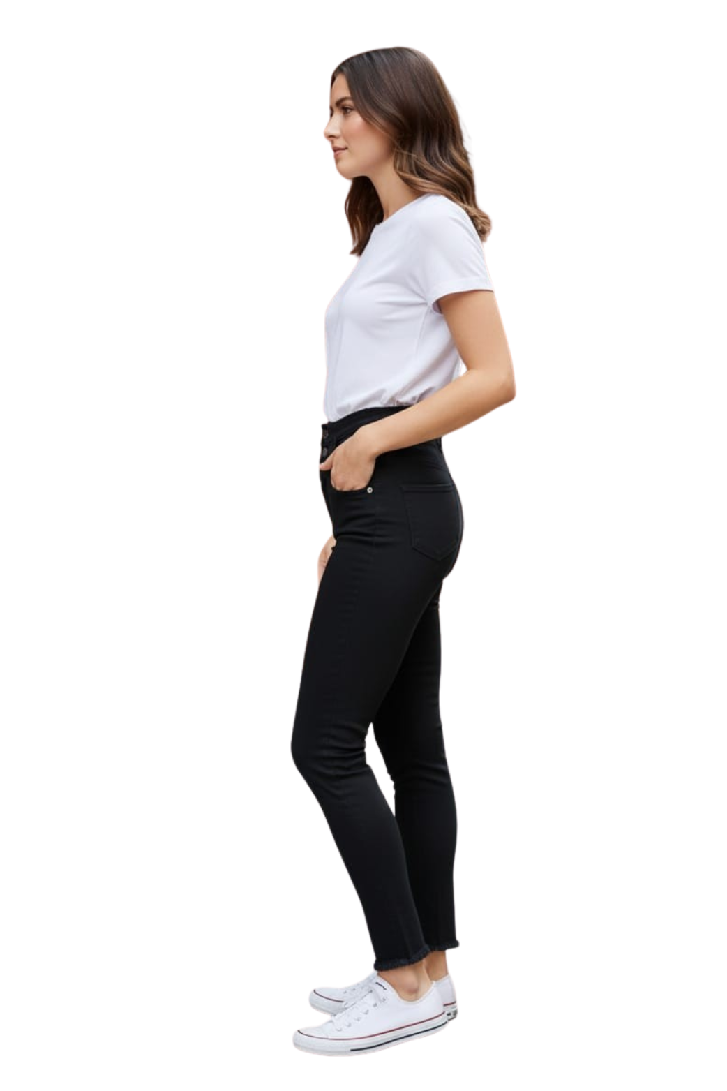 WOMEN 3 BUTTON JEANS