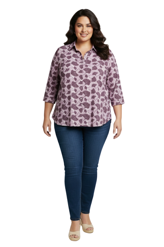 Women Flower Printed Shirt