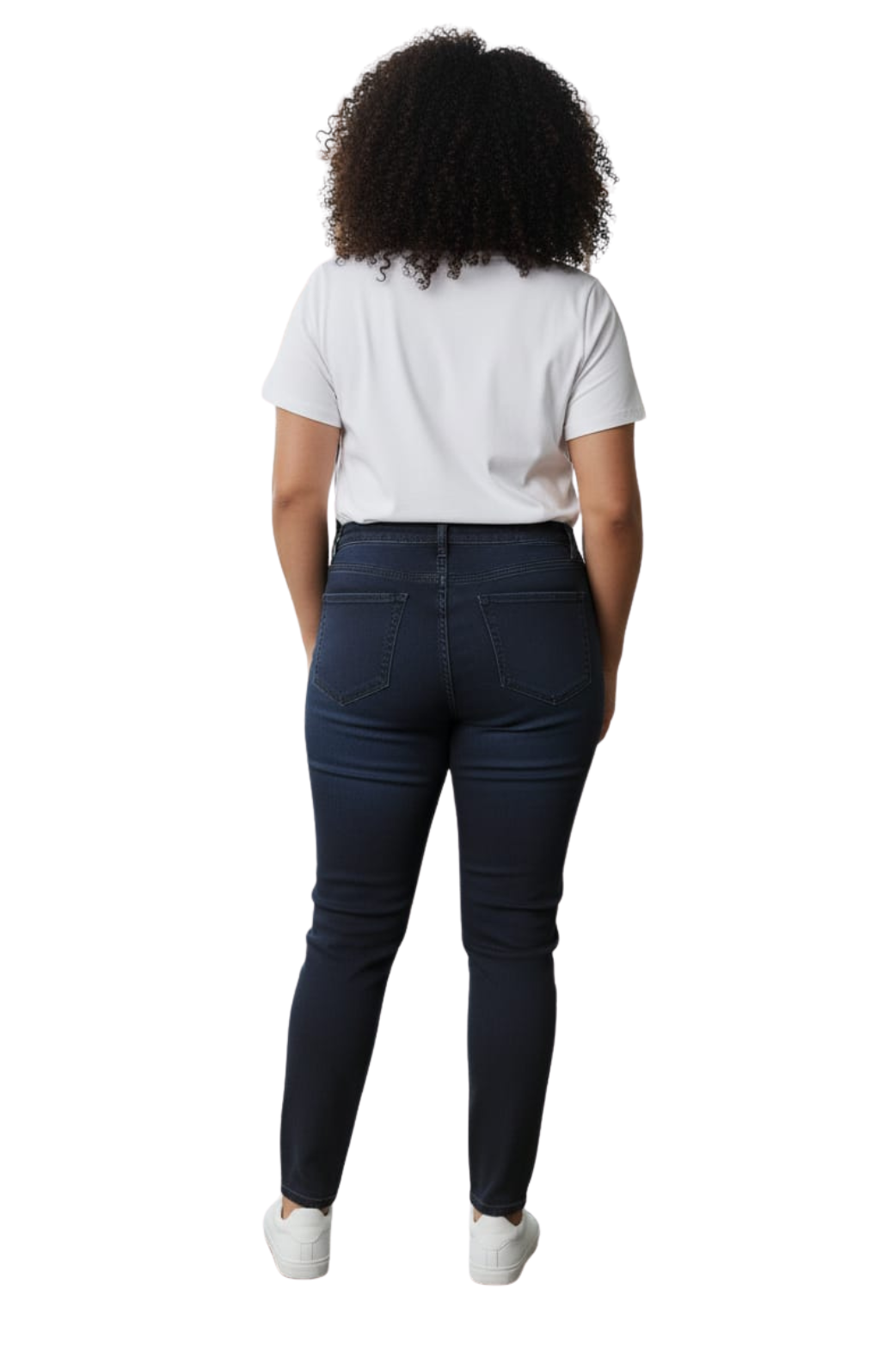 WOMEN SINGLE BUTTON JEANS