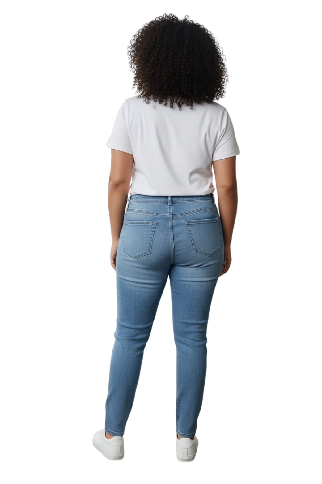 WOMEN SINGLE BUTTON JEANS