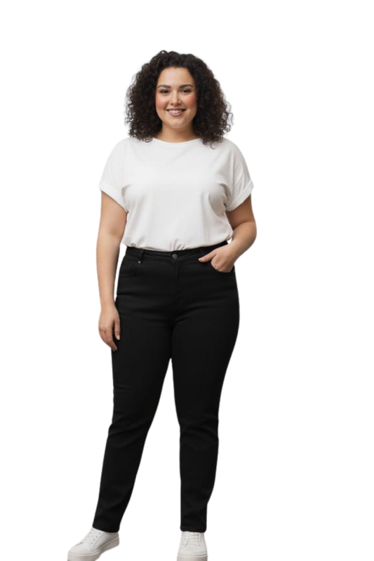 WOMEN SINGLE BUTTON JEANS