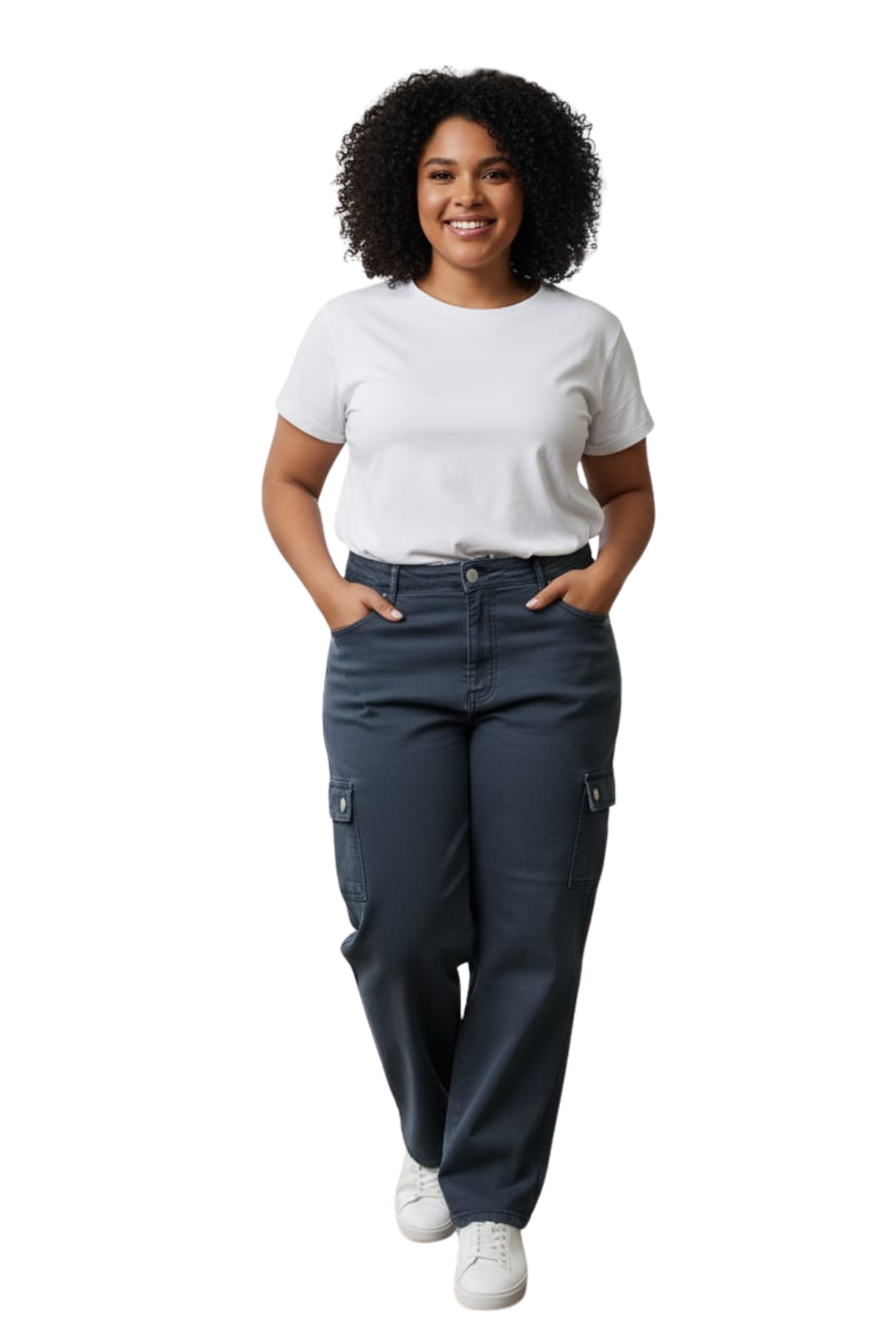 WOMEN  CARGO JEANS