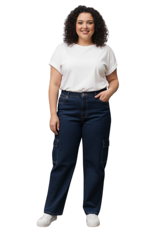 WOMEN  CARGO JEANS