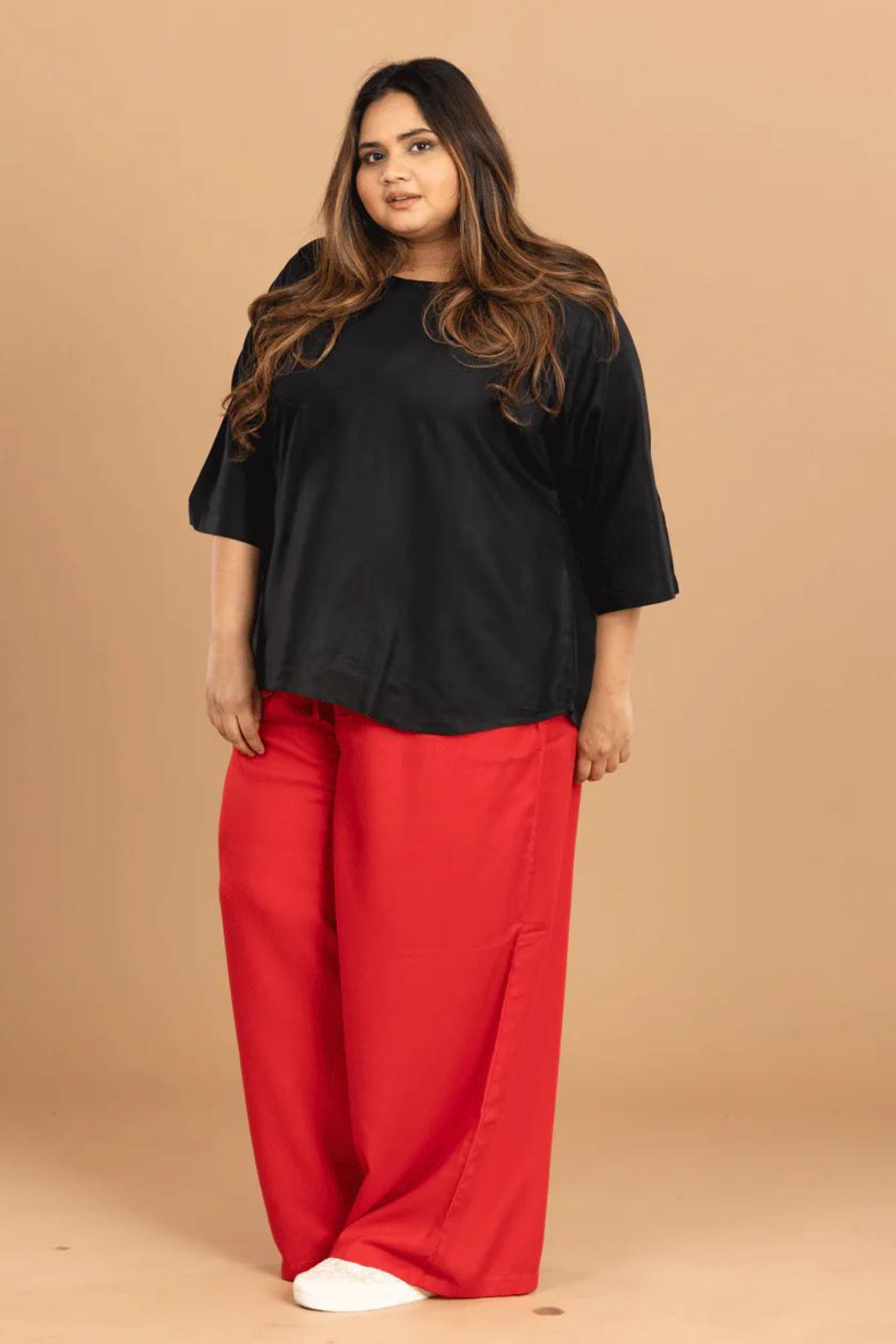 Women Palazzo Pant (Palazzo Red)