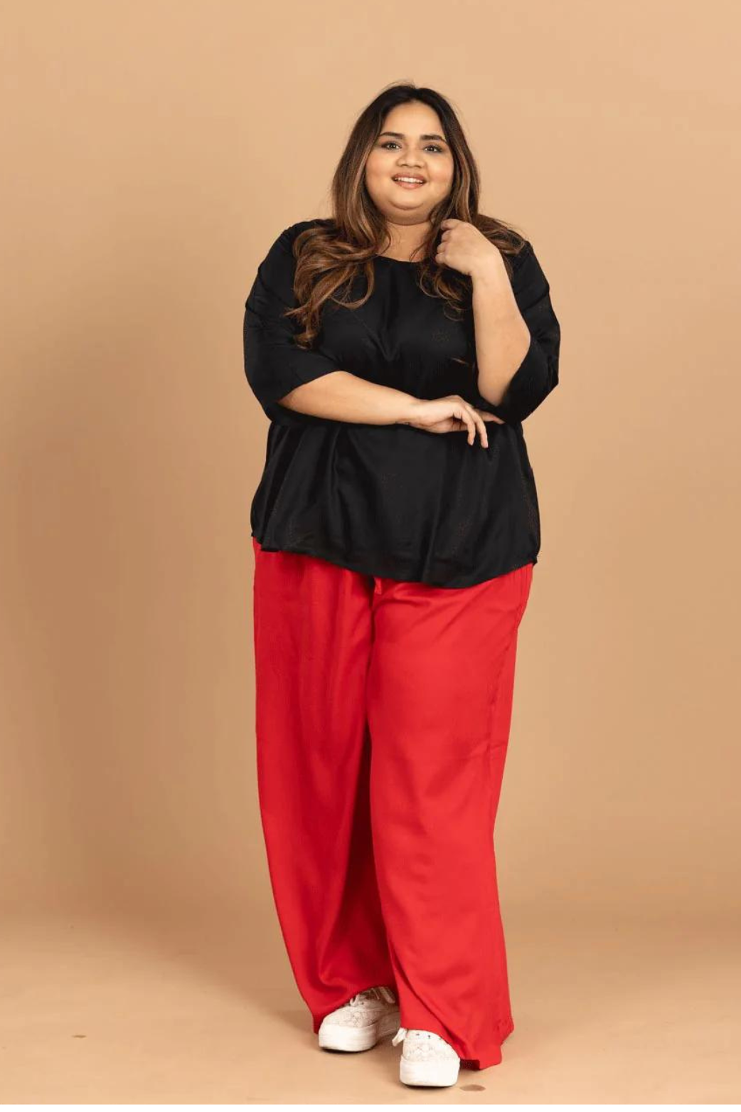 Women Palazzo Pant (Palazzo Red)