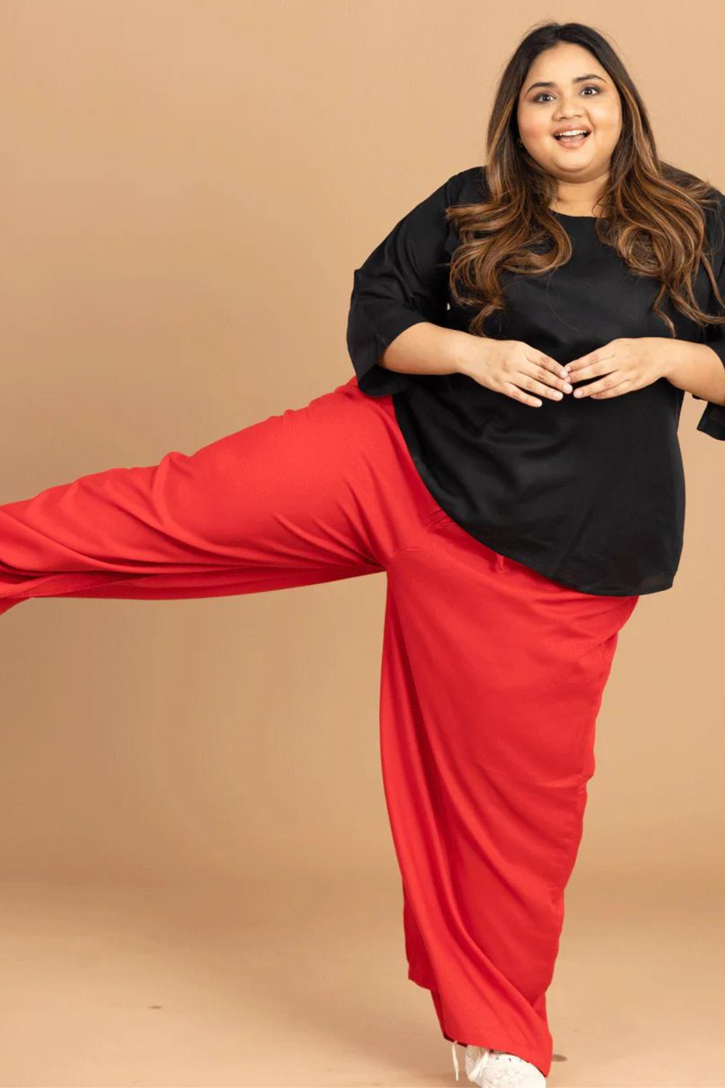 Women Palazzo Pant (Palazzo Red)