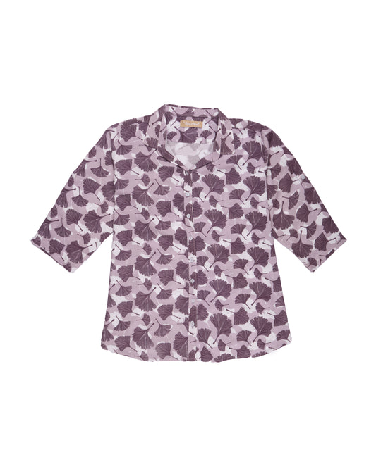 Women Flower Printed Shirt
