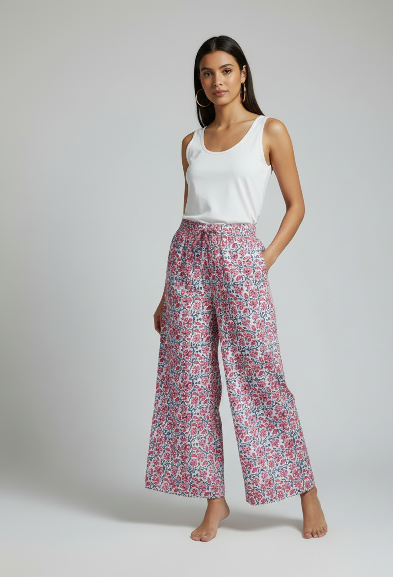 Women Flower Printed Palazzo Pant