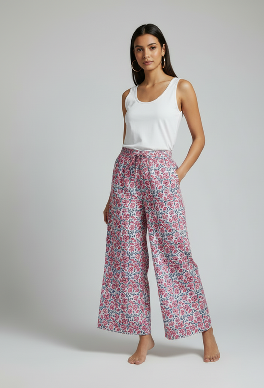 Women Flower Printed Palazzo Pant