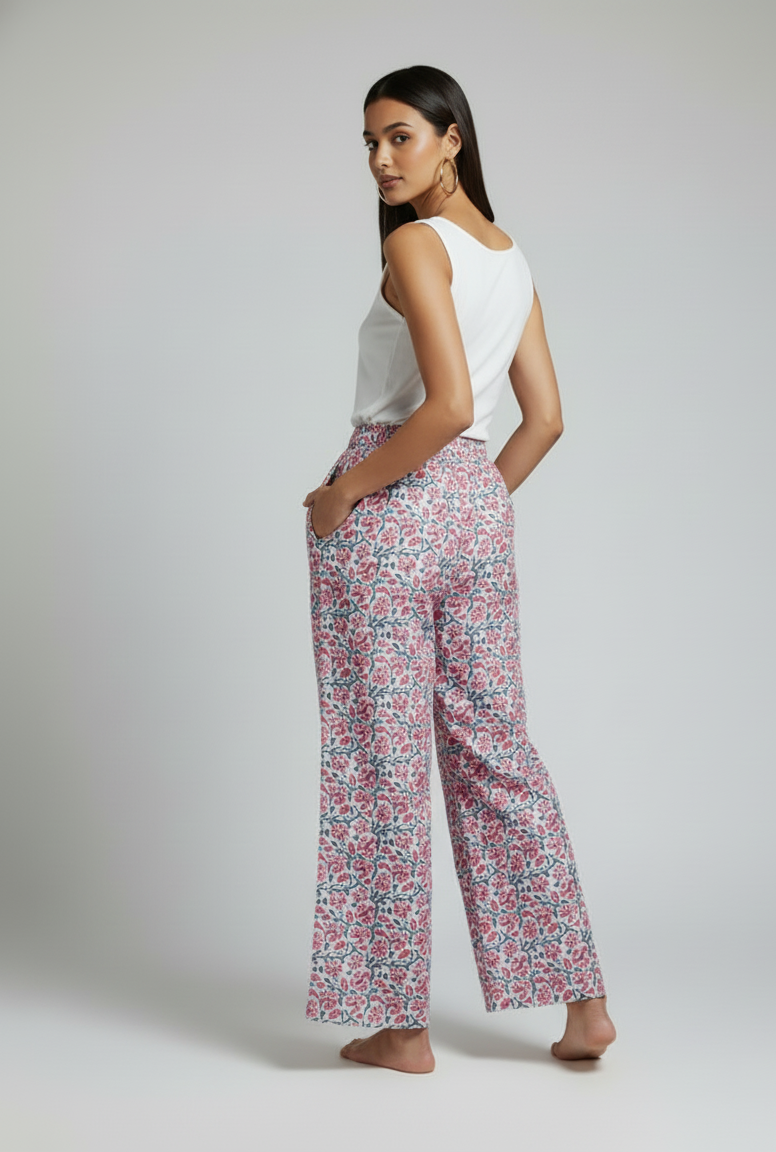 Women Flower Printed Palazzo Pant