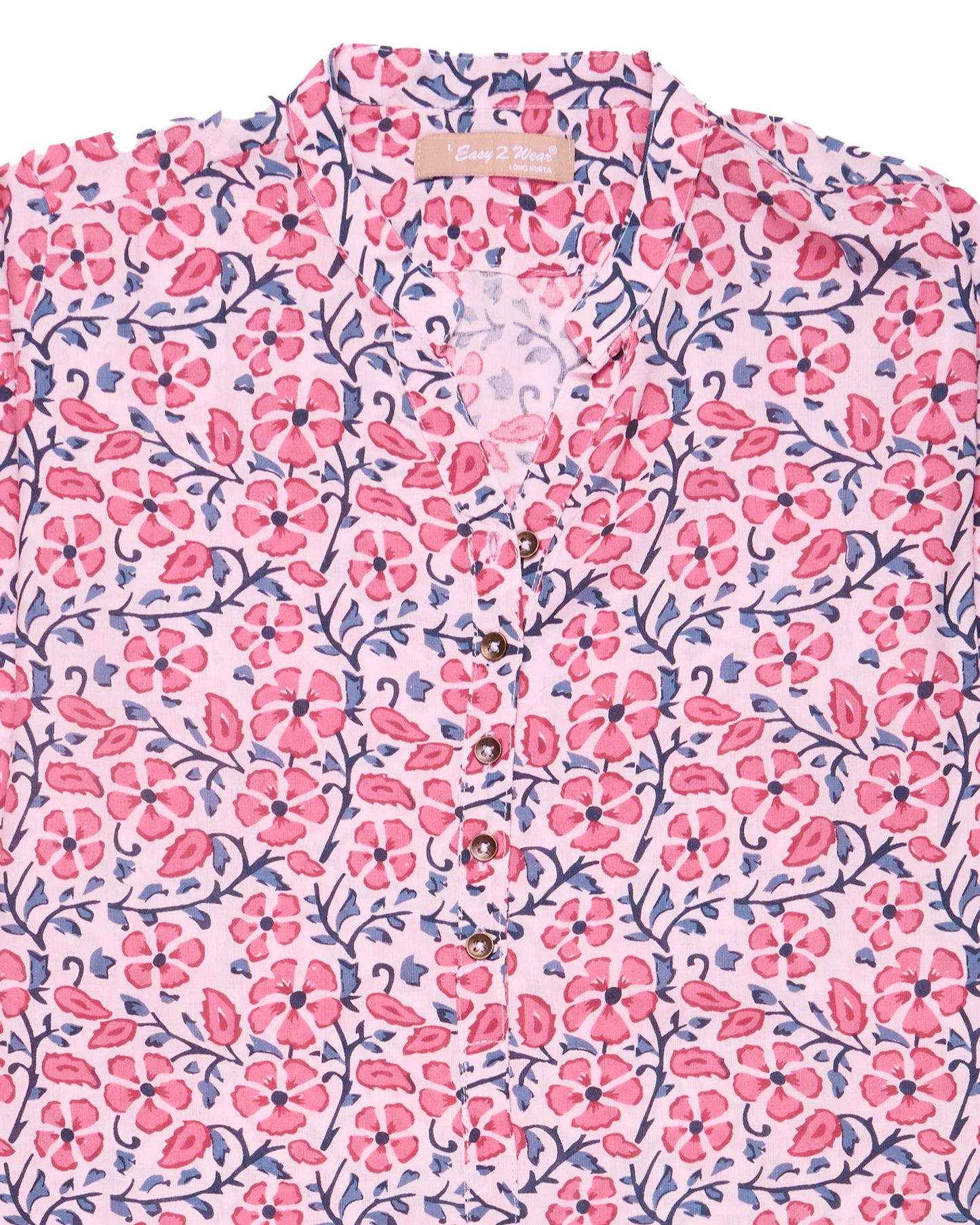 Women Flower Printed Long Kurta