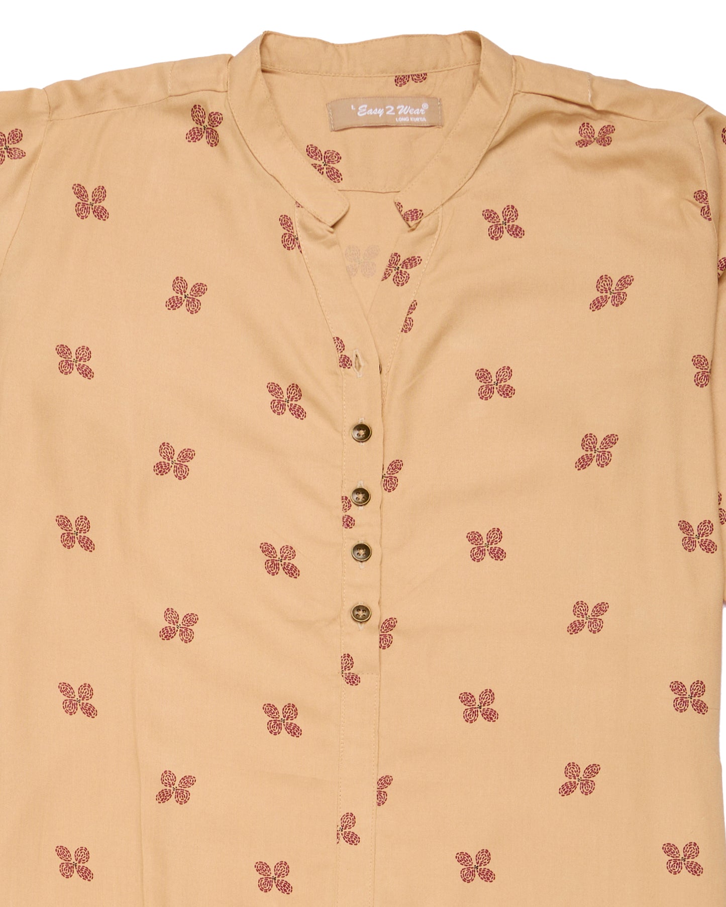 Women Flower Printed Long Kurta