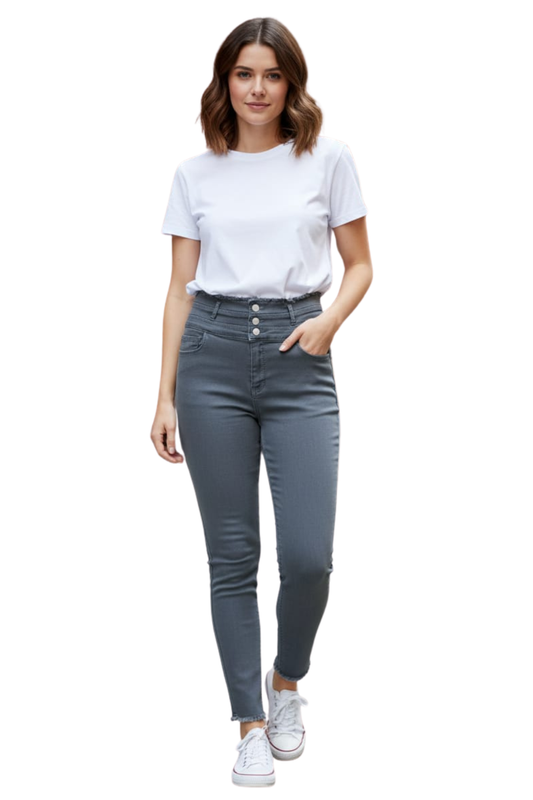 WOMEN 3 BUTTON JEANS