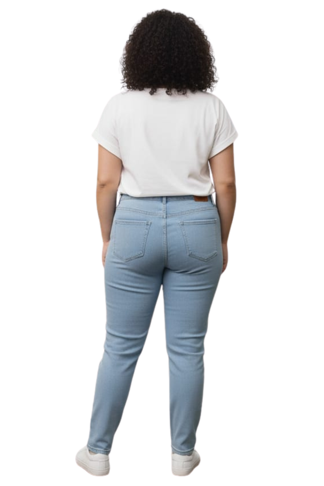 WOMEN SINGLE BUTTON JEANS